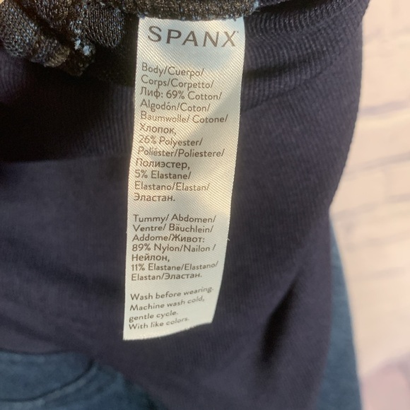 Spanx Womens Mama Maternity Jeans Ankle Dark Wash Size M Preppy Skinny - Picture 7 of 7